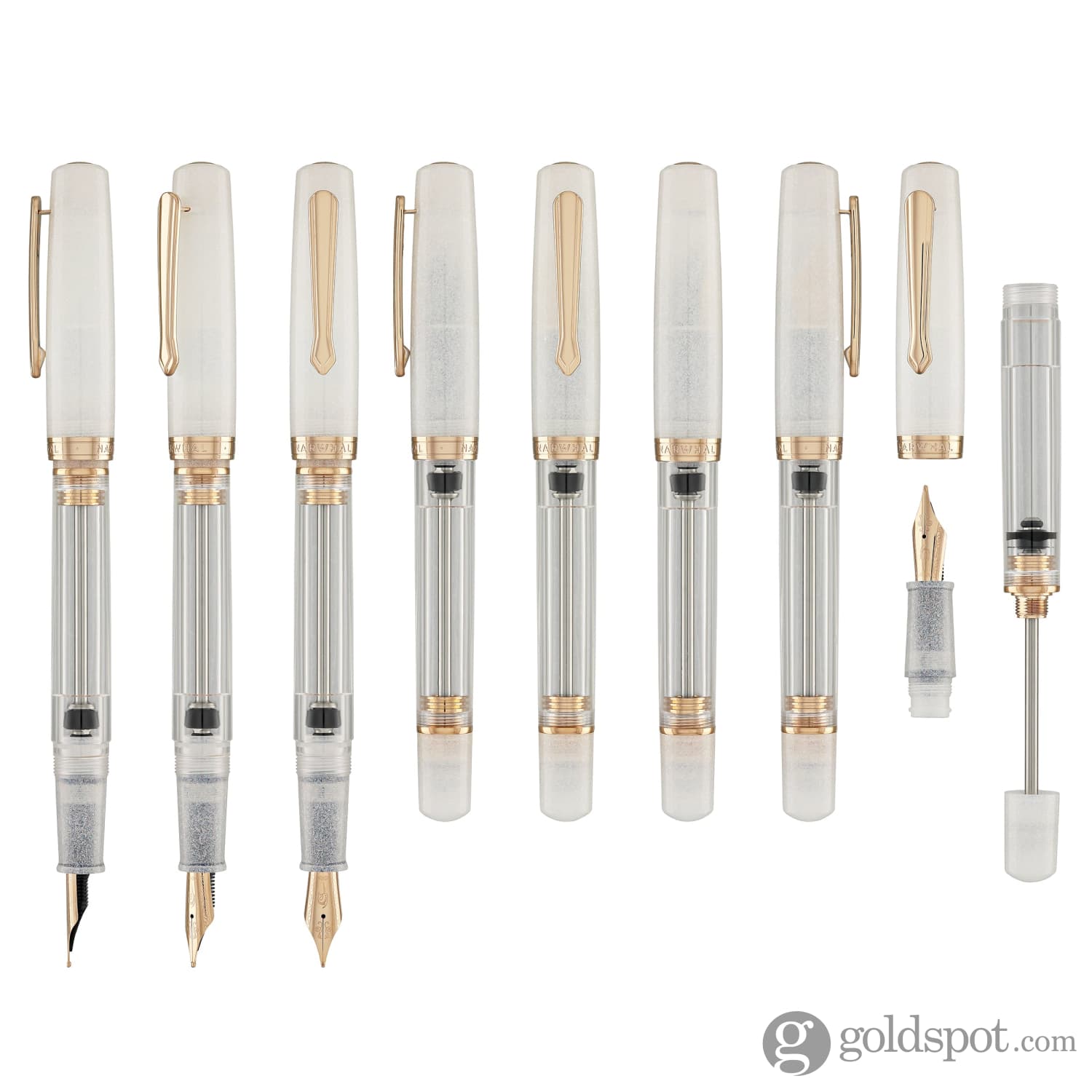Nahvalur Original Plus Fountain Pen in Matira Quartz - Goldspot Pens