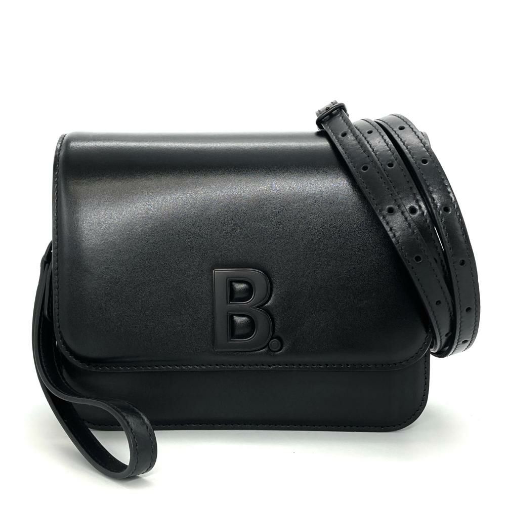 バレンシアガ BALENCIAGA Bロゴ ショルダーバッグ レザー 592898