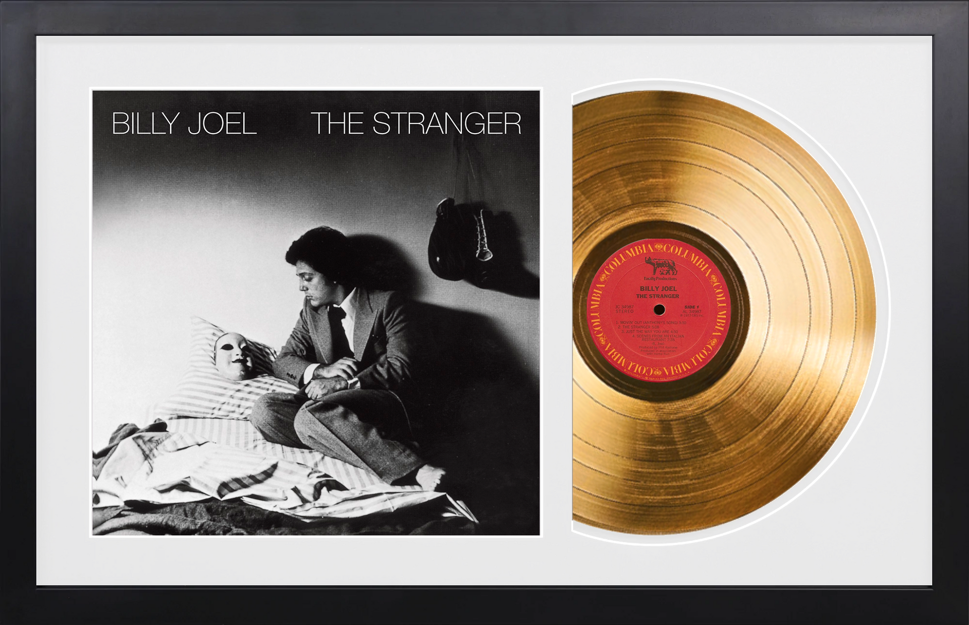 Billy Joel - The Stranger - 24K Gold Plated Vinyl – Gold Records USA