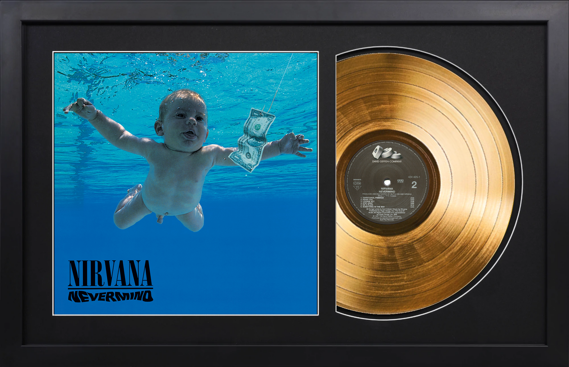 Nirvana - Nevermind - 24K Gold Plated, Limited Edition Album