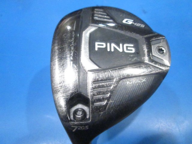PING ピン 中古フェアウェイウッド G425 MAX レフティー用 7W 20.5°の
