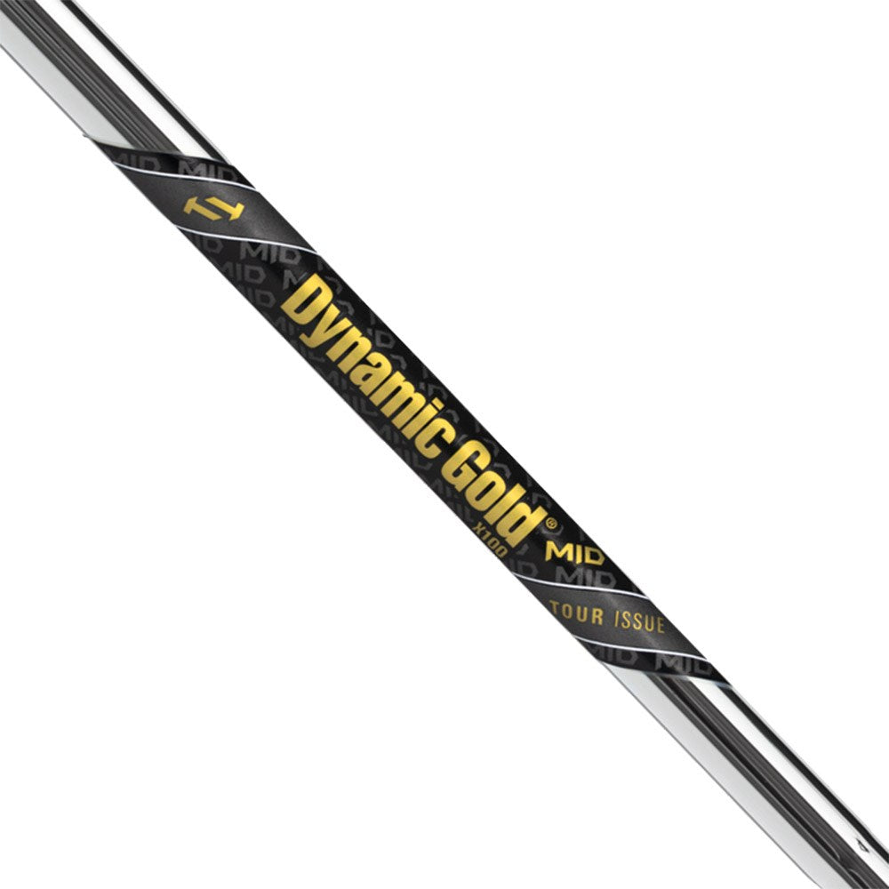 TRUE TEMPER DYNAMIC GOLD MID TOUR ISSUE 130 IRON SHAFTS (0.355