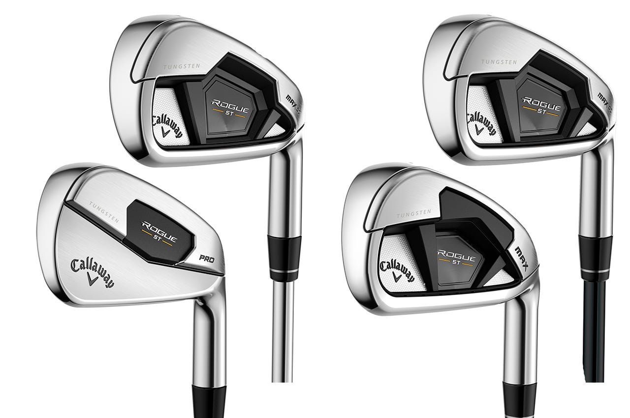 Callaway Rogue ST Max, Rogue ST Max OS, Rogue ST Pro irons