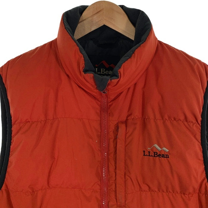 L.L.Bean OUTDOORS エルエルビーン ナイロン ダウンベスト オレンジ