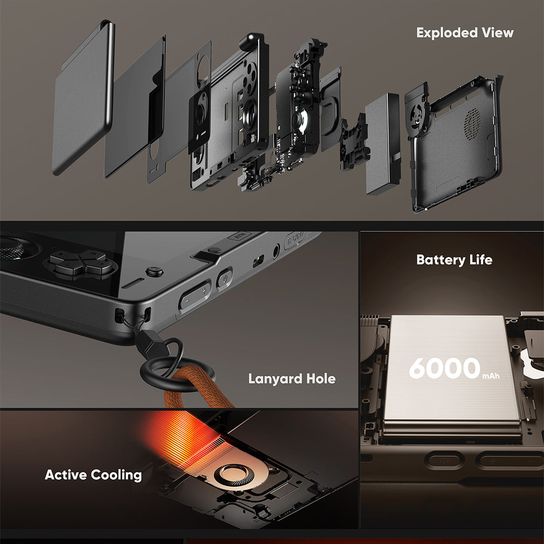 Latest AYN Thor Dual OLED High Refresh Handheld Game Console