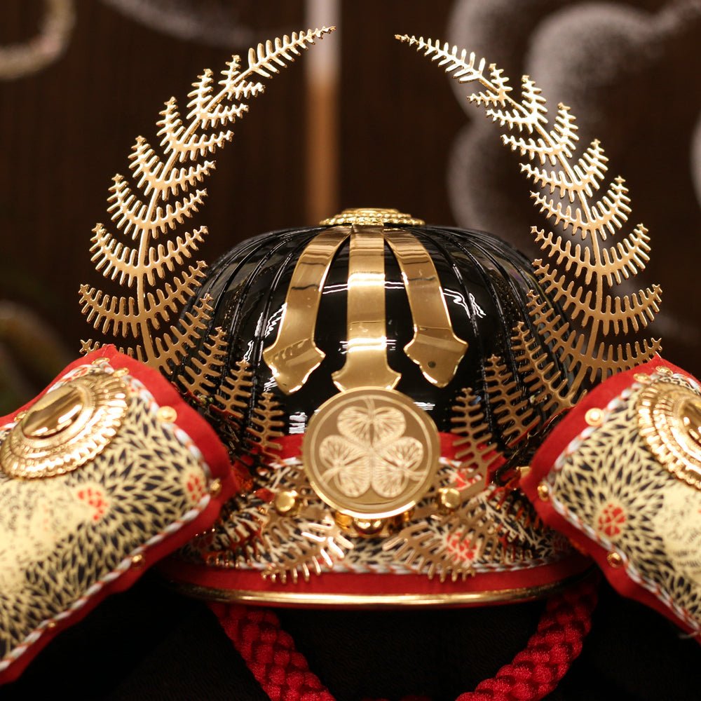 横幅60cm｜加藤鞆美作｜1/3 武将 徳川家康兜｜平飾りの五月人形