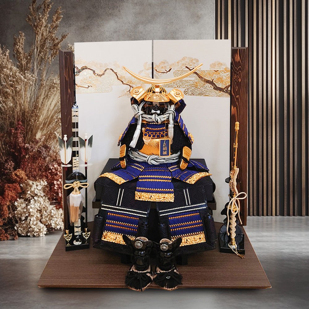 横幅60cm｜7号 武将 伊達政宗鎧 ｜小さく品がある五月人形｜かっこいい
