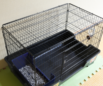 メディカル60 KAWAI フェレットゲージ 天井ルーフ、床マット付き