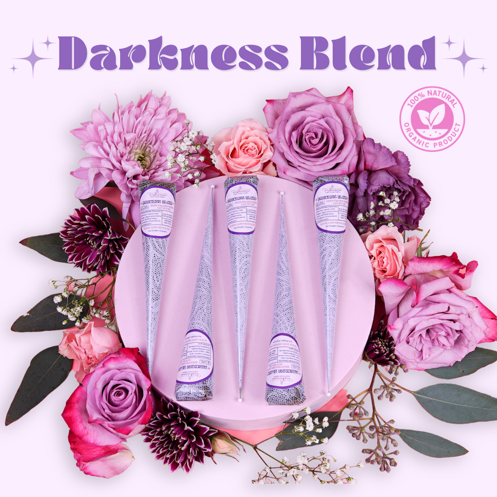 Darkness Blend Cones | 25 gram | Jagua & Henna Mix – Gopi Henna