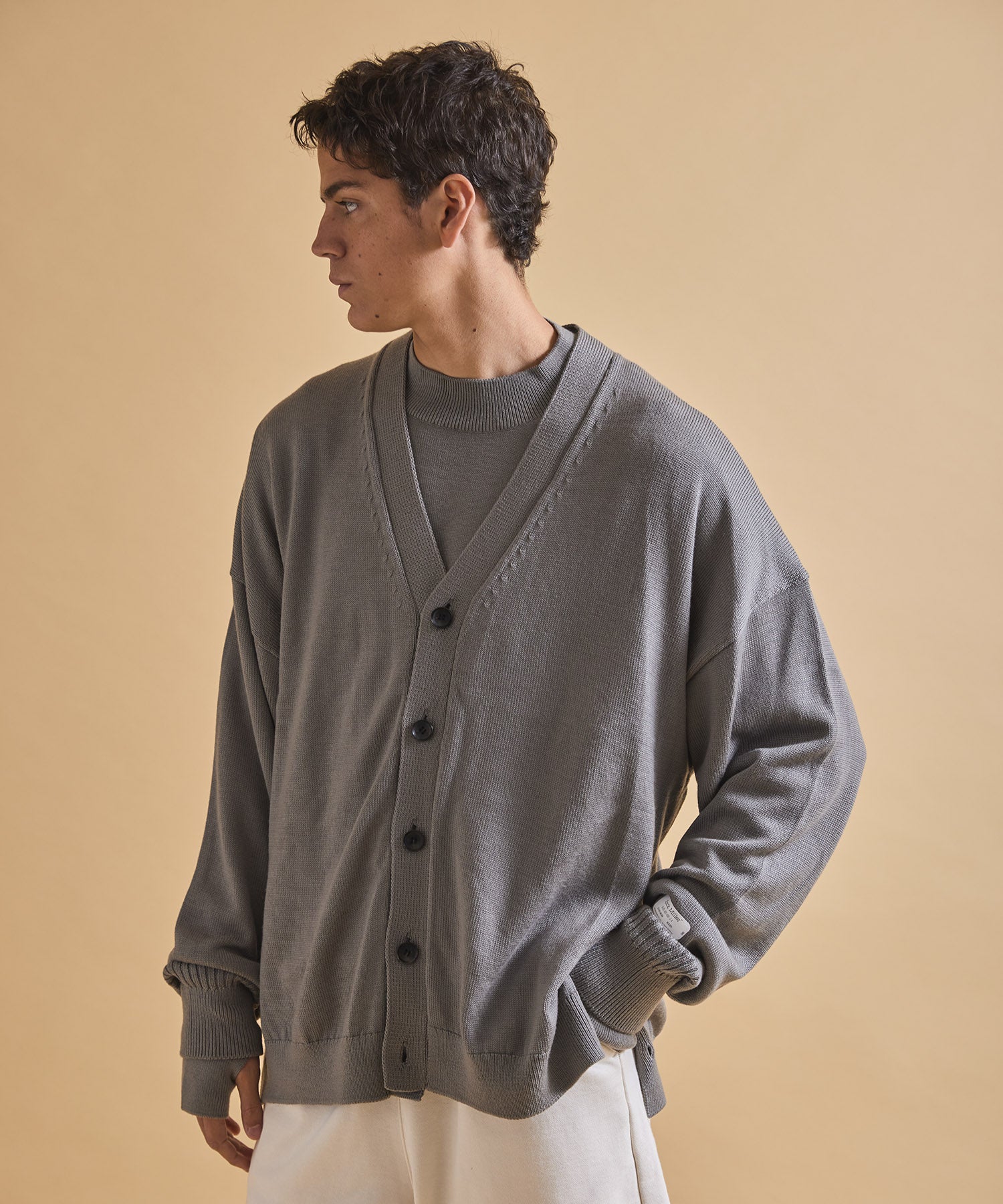 Jack Miller ソリッド ウール カーディガン – GORDON MILLER