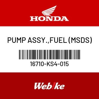 HONDA OEM Motorcycle parts : Pump Assy., Fuel Msds [16710KS4015]