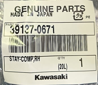 KAWASAKI Ninja 1000 (Z1000SX) KAWASAKI OEM Motorcycle parts