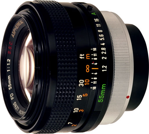 FD55mm f/1.2 S.S.C. ASPHERICAL - Canon Camera Museum