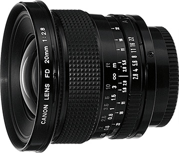New FD20mm F2.8 - キヤノンカメラミュージアム