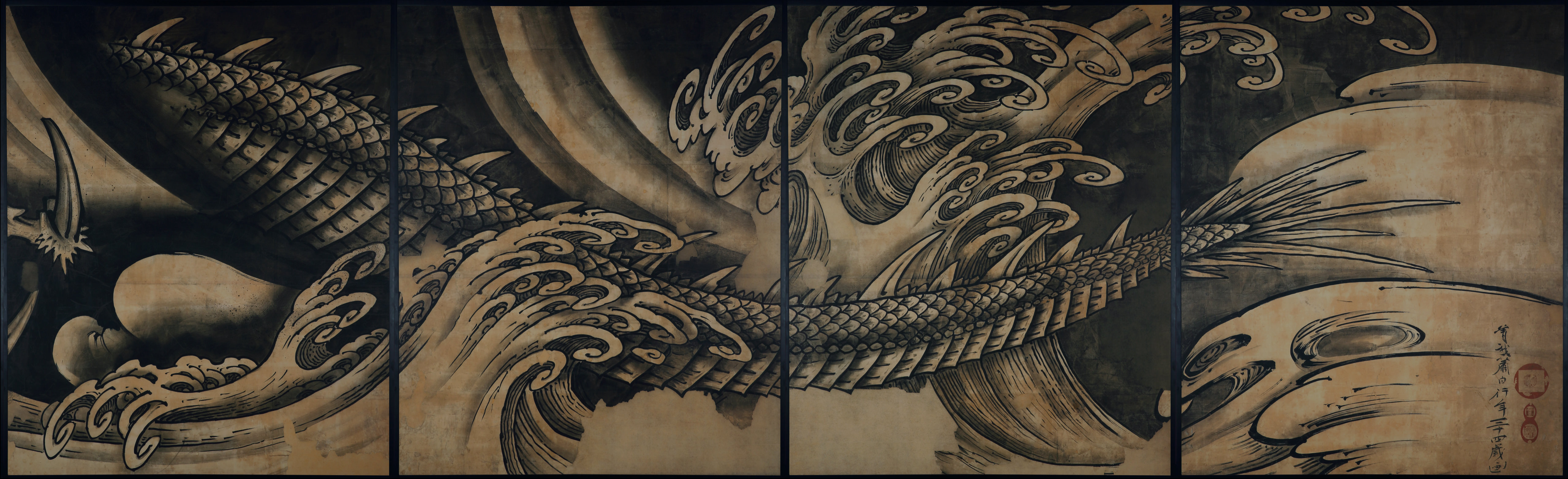 雲龍図｜作品紹介｜キヤノン 綴プロジェクト｜キヤノングローバル