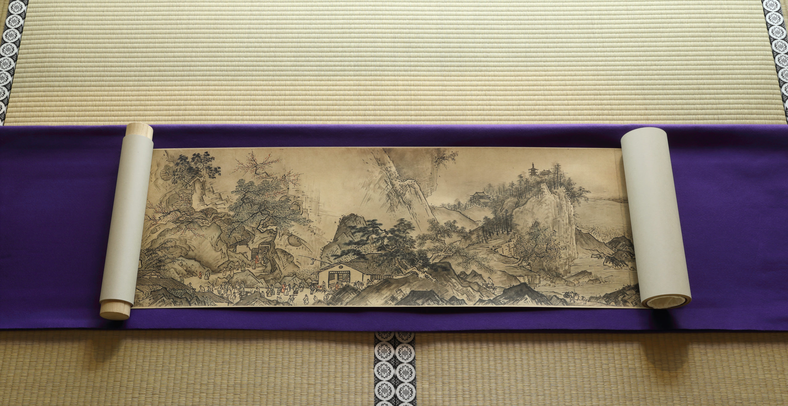 山水長巻｜作品紹介｜キヤノン 綴プロジェクト｜キヤノングローバル