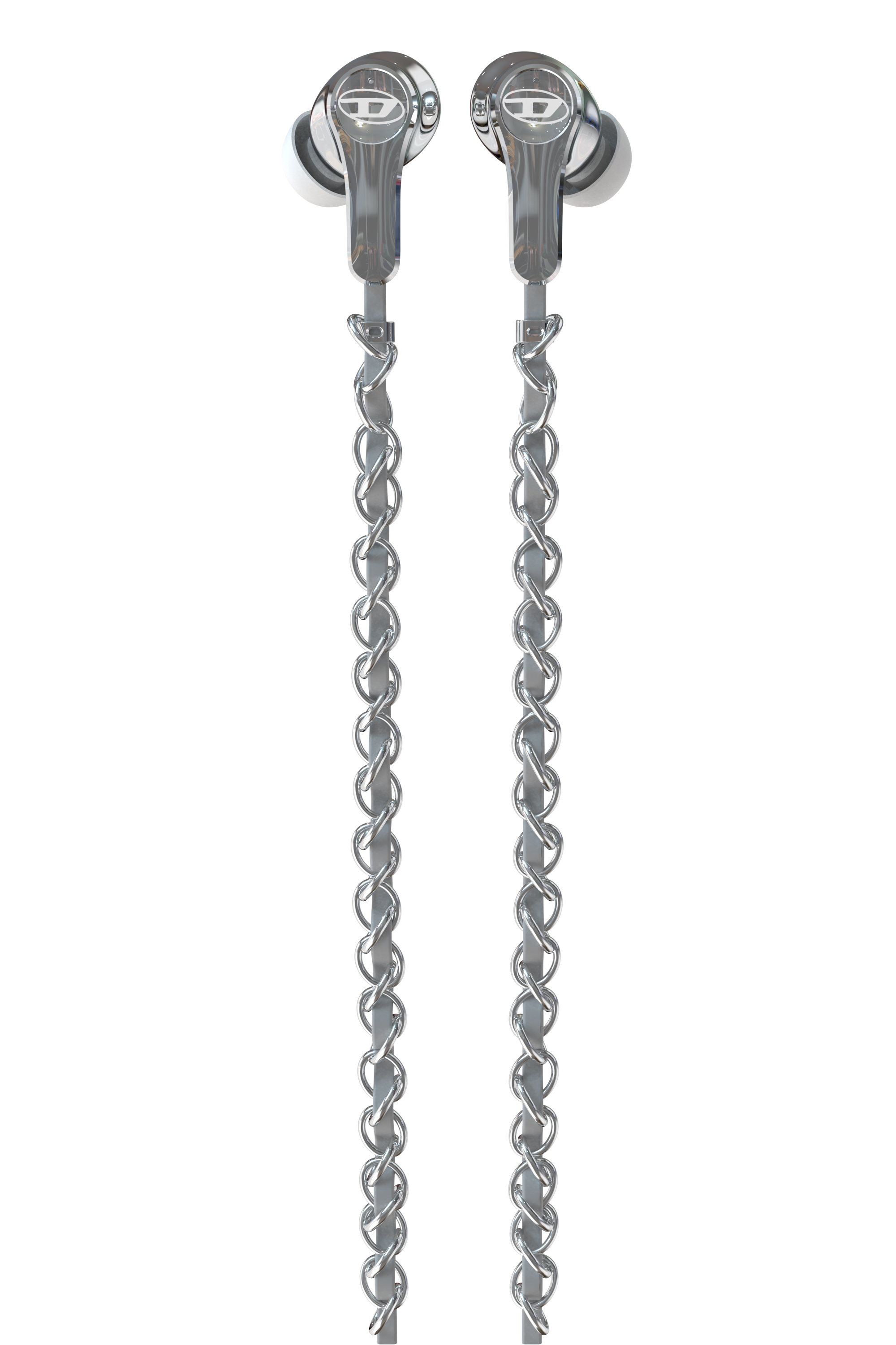 Women's Wired Earbuds and charms | Silver | Diesel