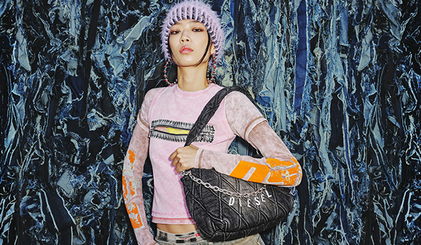 Diesel Charm-D Bags: denim shouder bags, small handbags