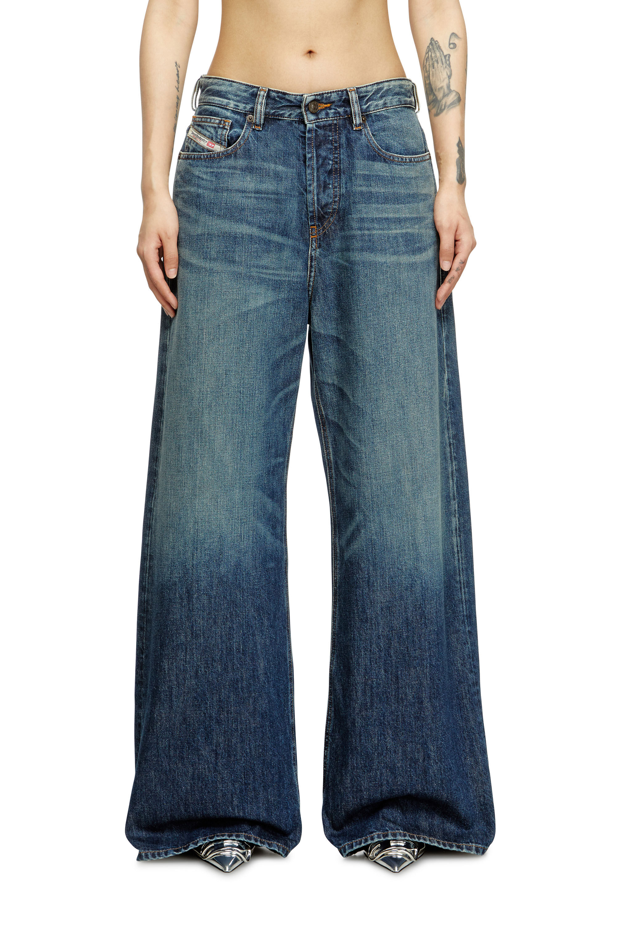 Women's Relaxed Jeans | Dark blue | Diesel 1996 D-Sire