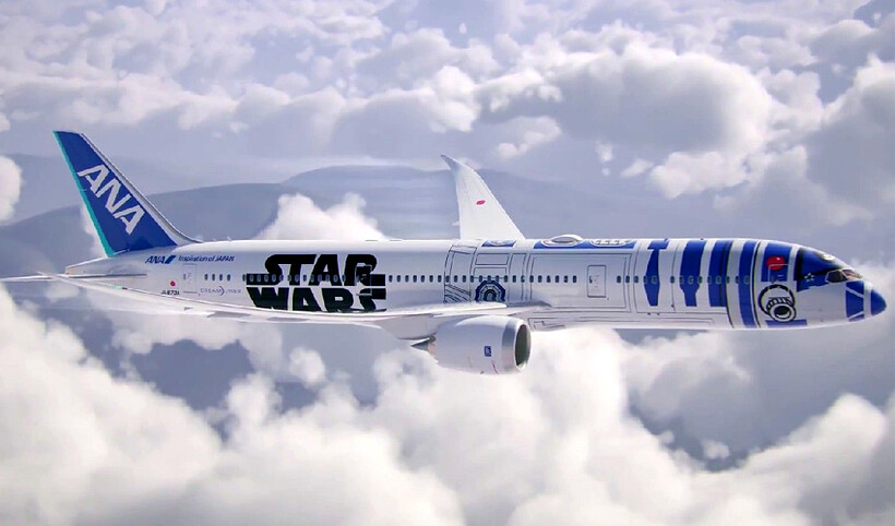 は*る様 R2-D2 ANA JET Boeing 787-9 1:200 ☆ANA 全日空☆787-9 B787