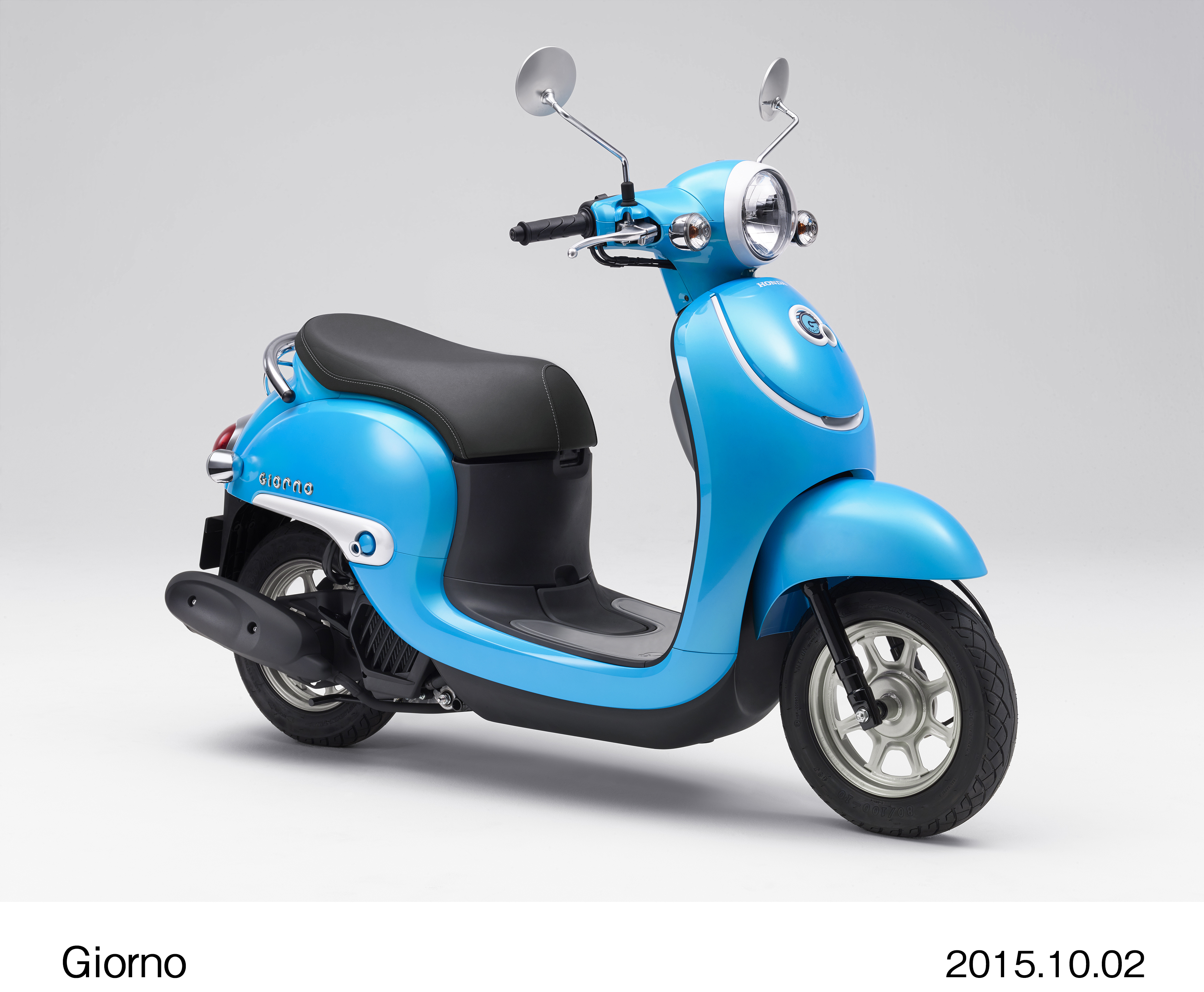 原付スクーター「ジョルノ」の外観を一新するとともに、水冷・4