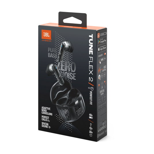 JBL Tune Flex 2 Ghost Edition | True Wireless Noise Cancelling Earbuds