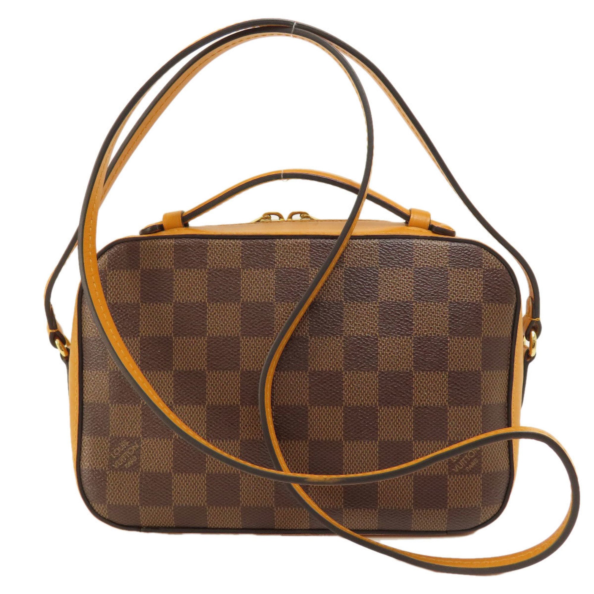 Louis Vuitton N40178 Santa Monica Saffron Damier Ebene Shoulder