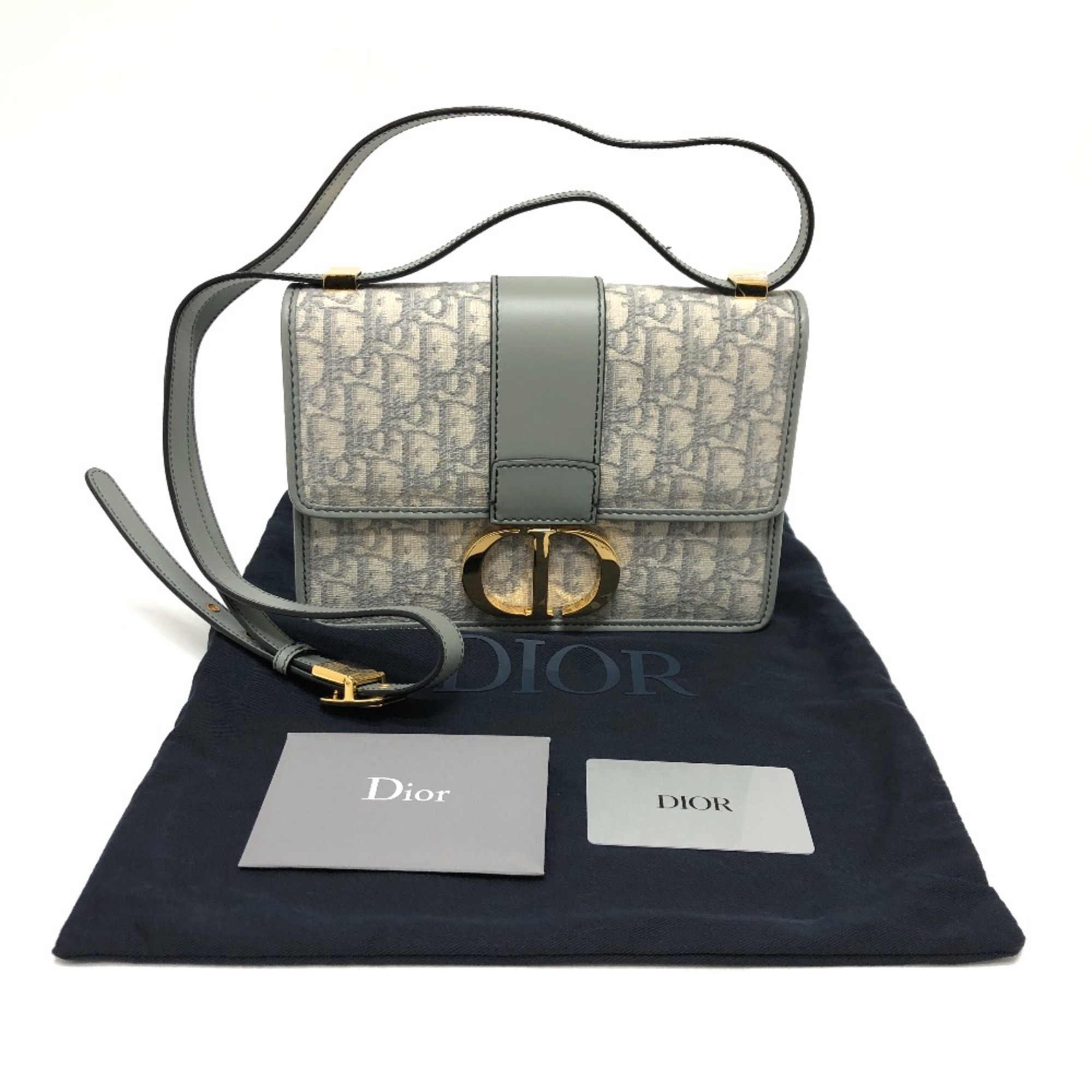 CHRISTIAN DIOR CD logo Montaigne Oblique bag shawl Crossbody