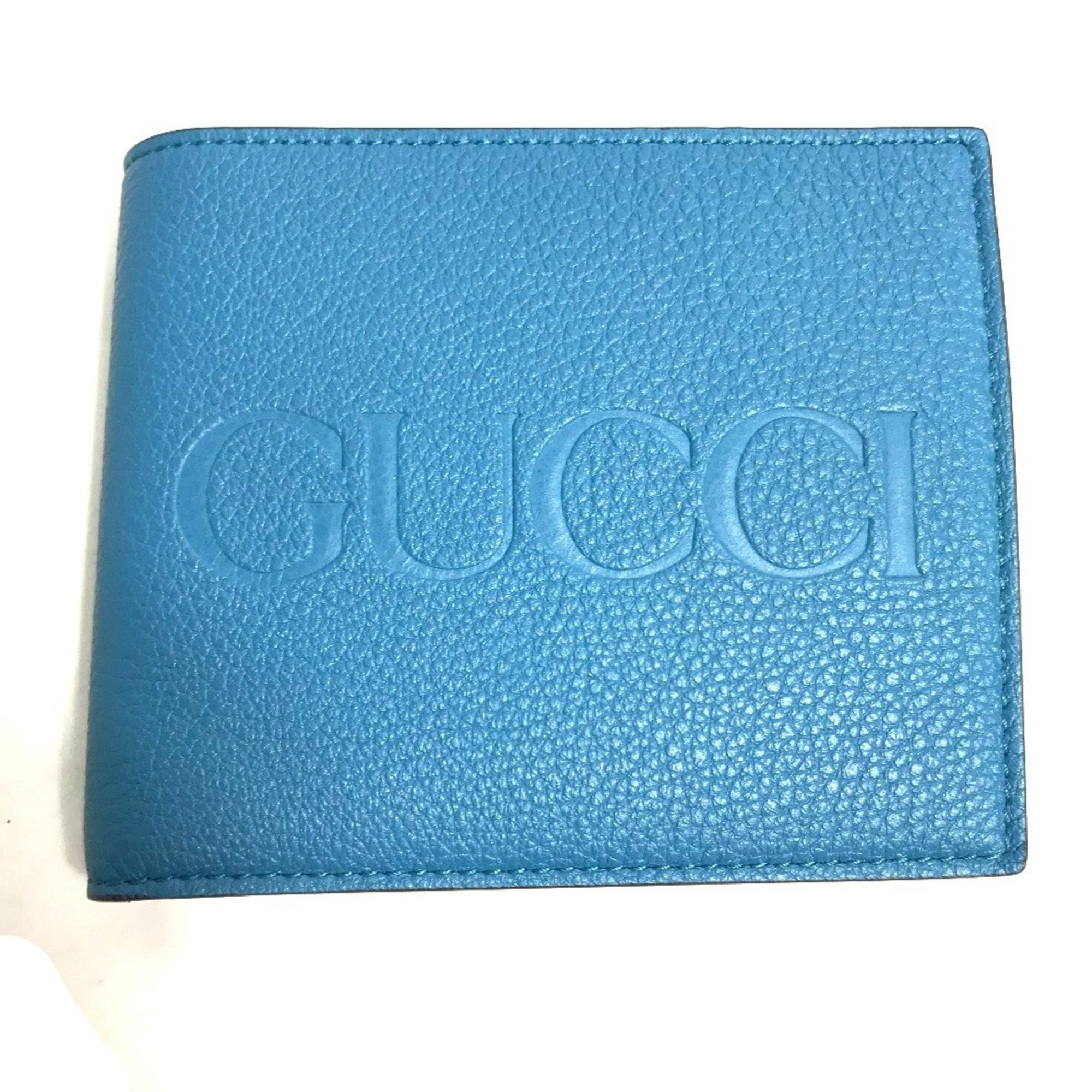 Gucci 658681 logo Compact wallet Folded wallet blue | eLADY Globazone