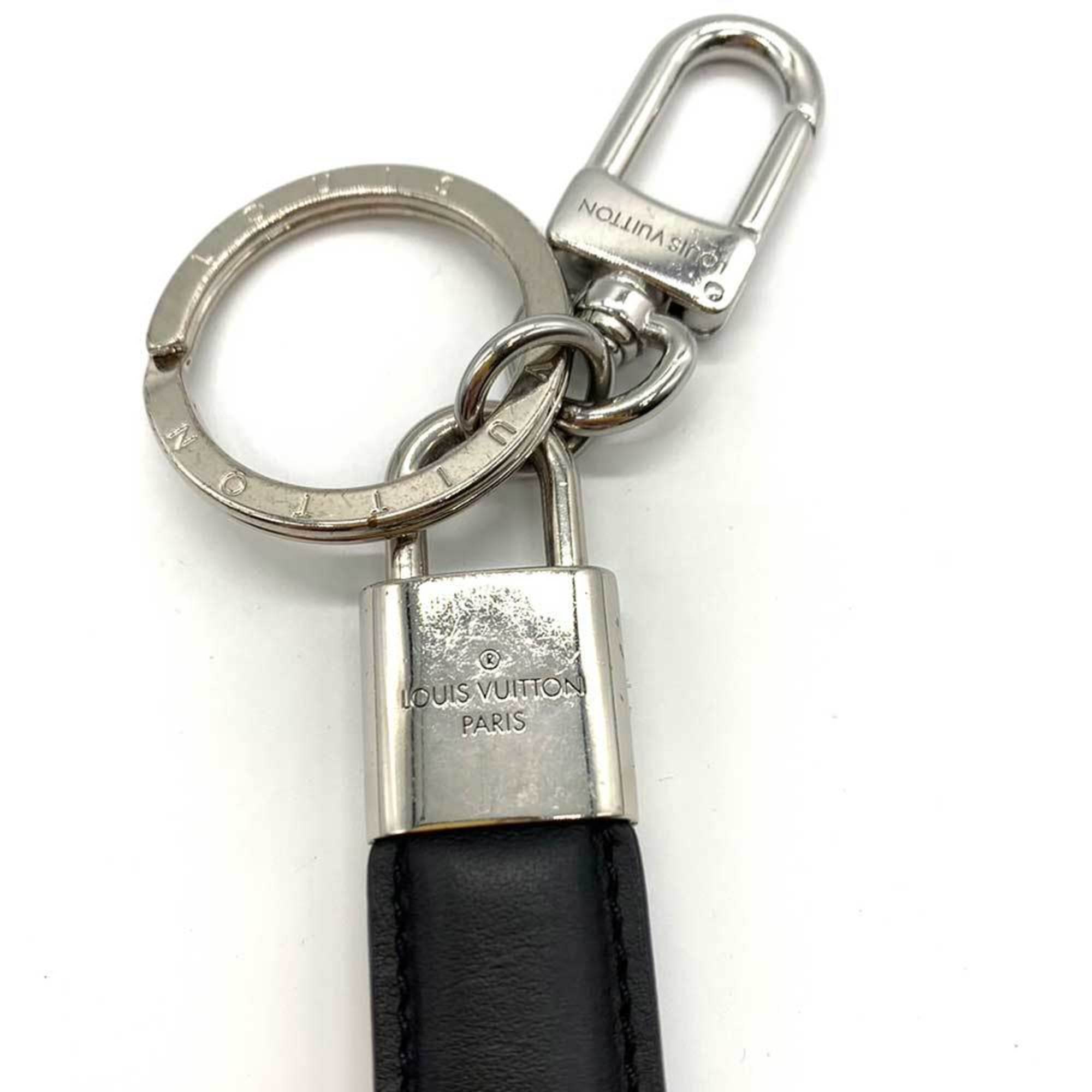 Louis Vuitton Accessories Dragonne LV Padlock Black x Silver Color