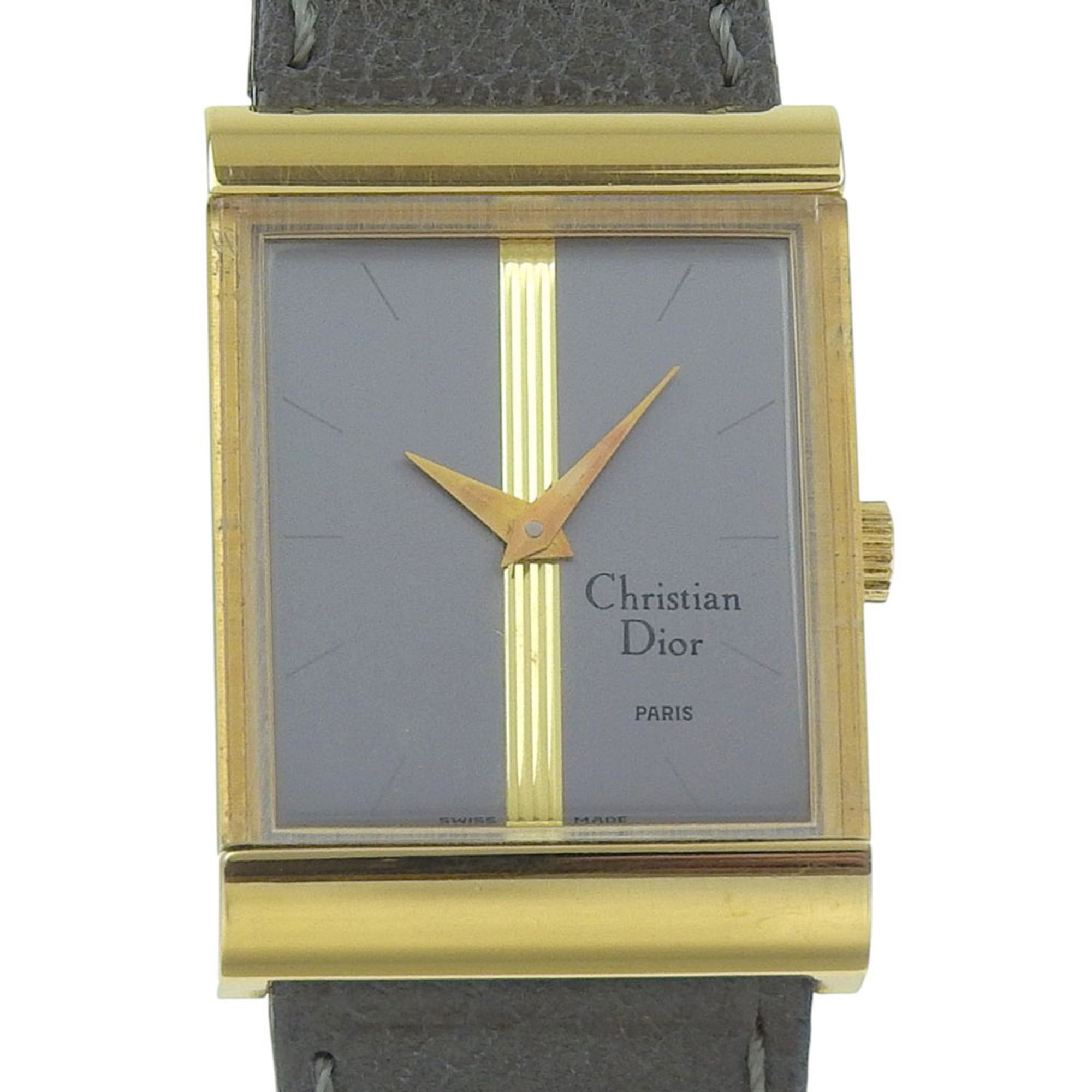 Christian Dior Watch cal.2512-1 31735 Stainless Steel x Leather