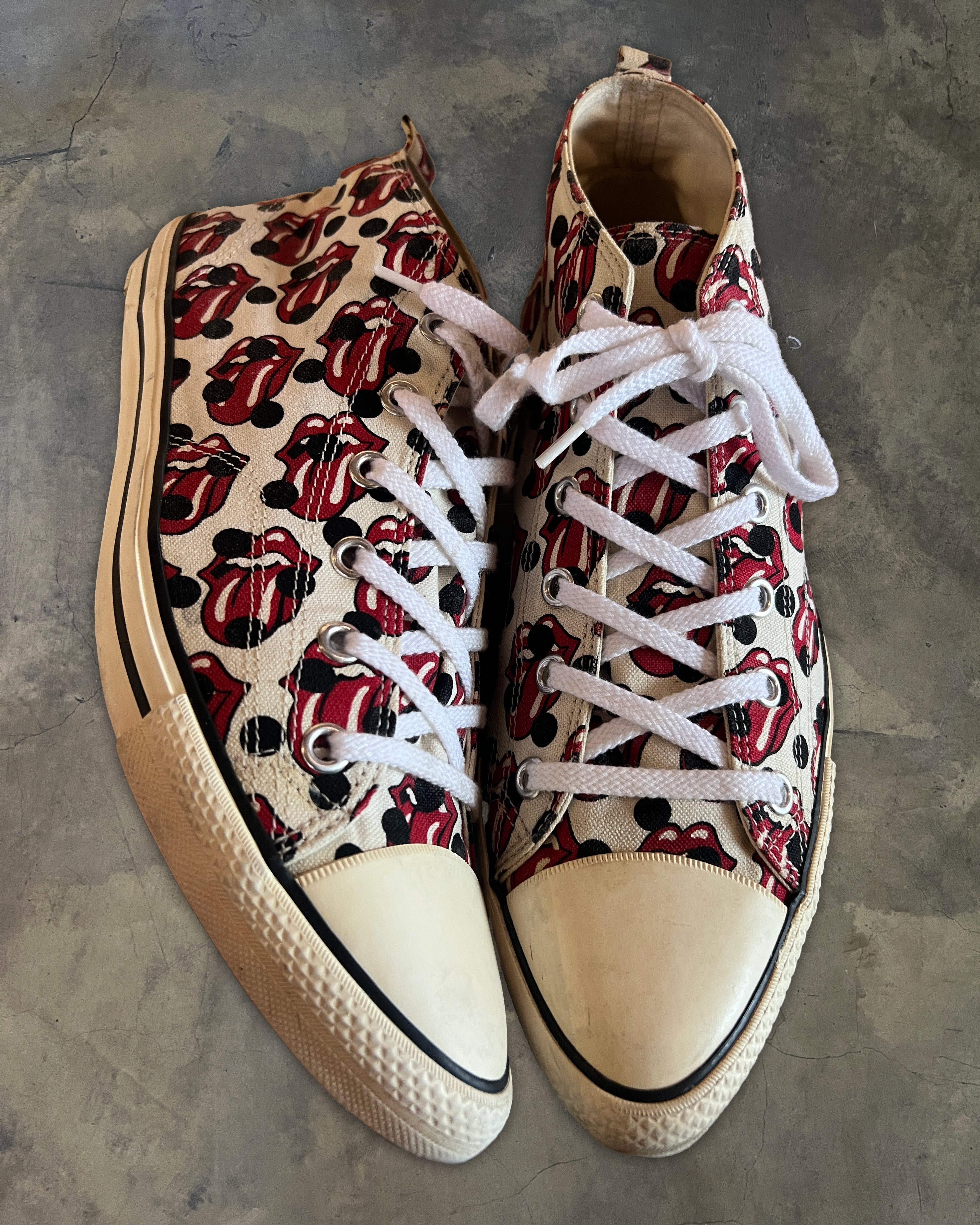 COMME DES GARCONS HOMME PLUS X THE ROLLING STONES CONVERSE – glam