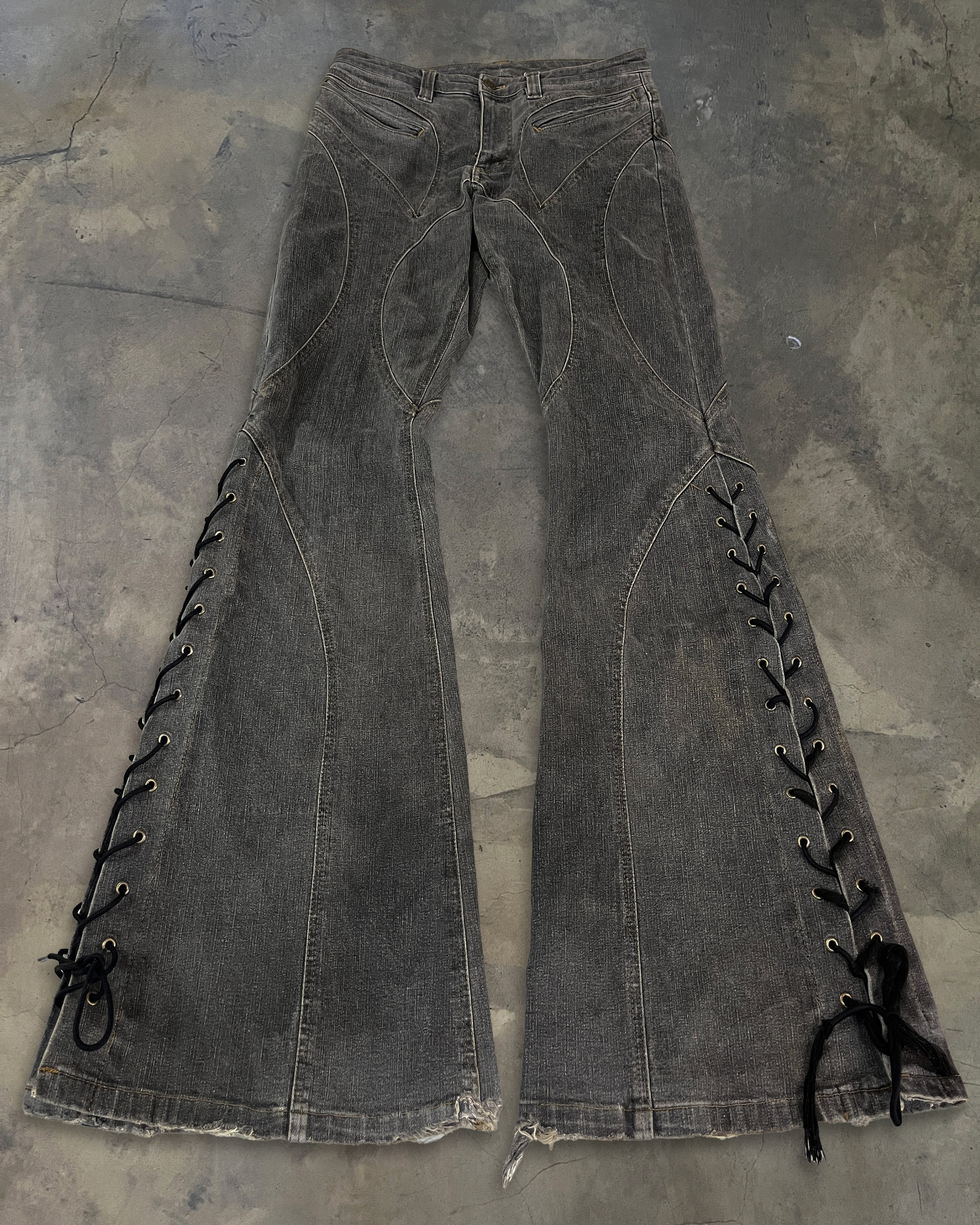 TORNADO MART LACED FLARE DENIM – glam archive