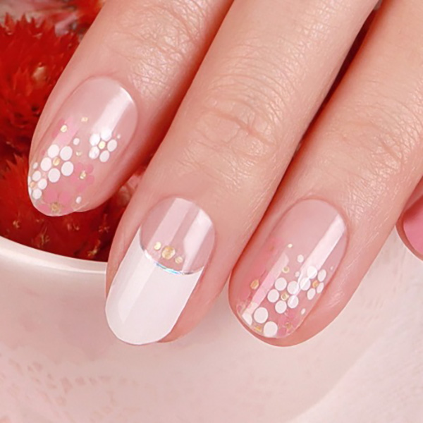 ネイルシール 貼るだけ [パステルブロッサムピンク] ジェルネイル