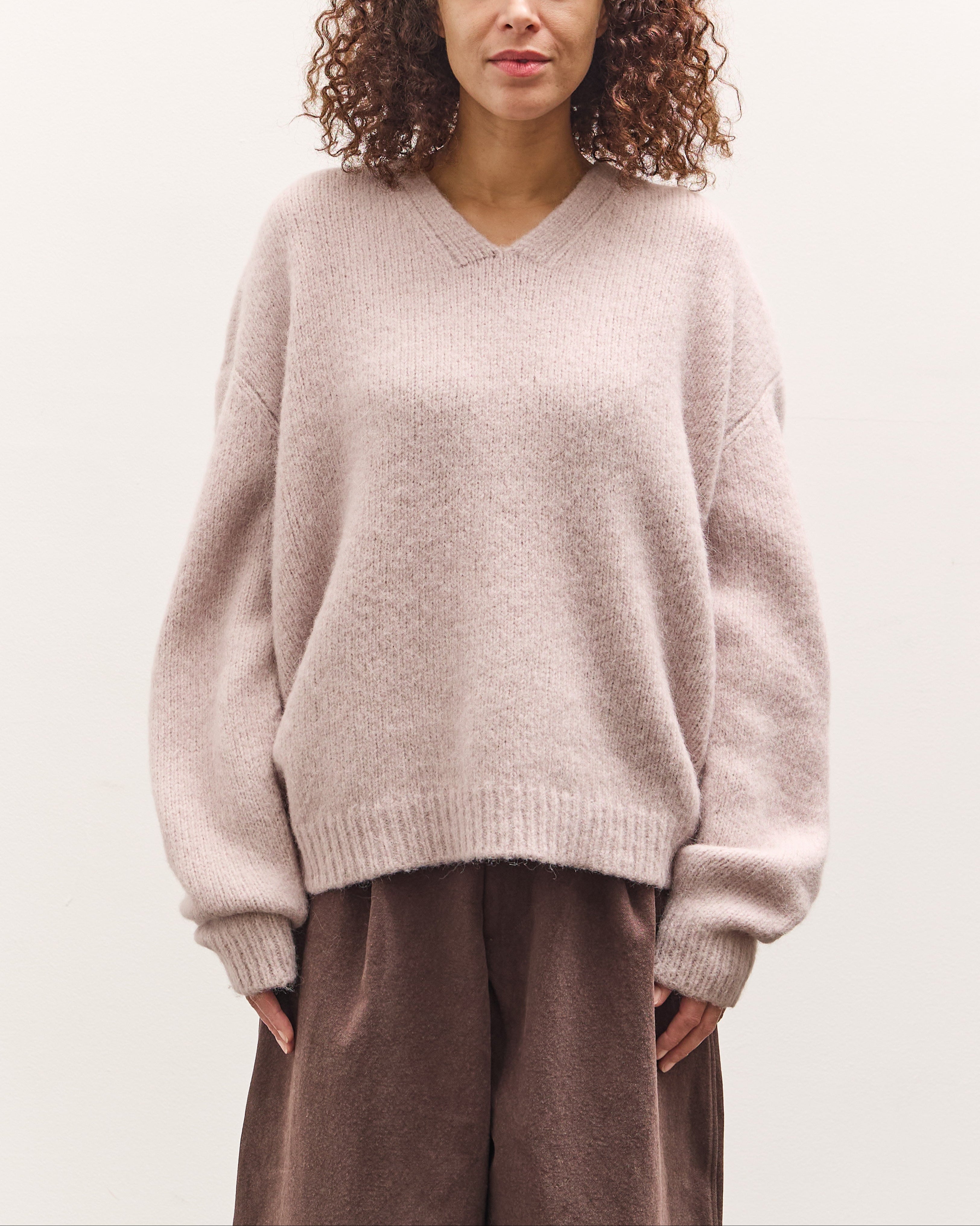 Lauren Manoogian Loft V-Neck, Lavender – Glasswing