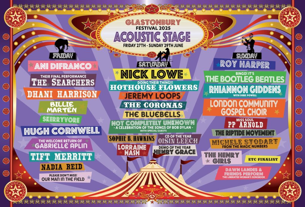 The Acoustic Stage Glastonbury - Glastonbury Tips