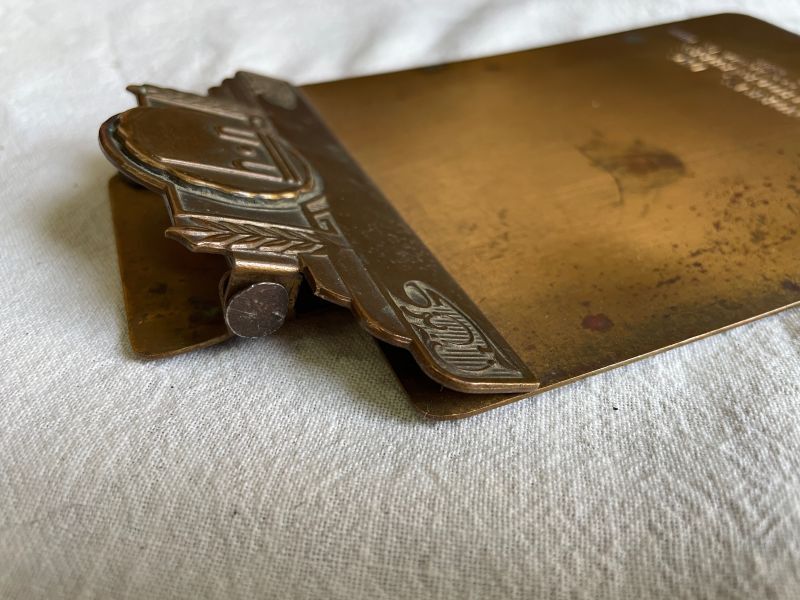 アンティーク事務用品 クリップボード