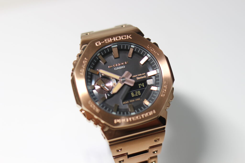 開封レビュー】GM-B2100GD-5AJF 【ローズゴールド】 | だいずちゃんねる