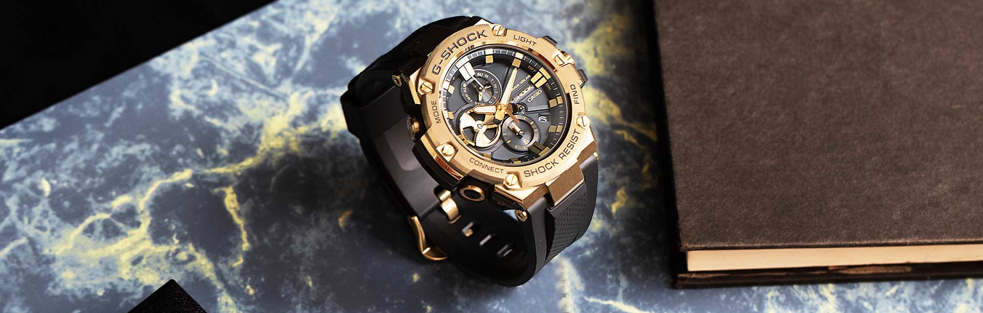 Black x Gold G-STEEL Series | CASIO