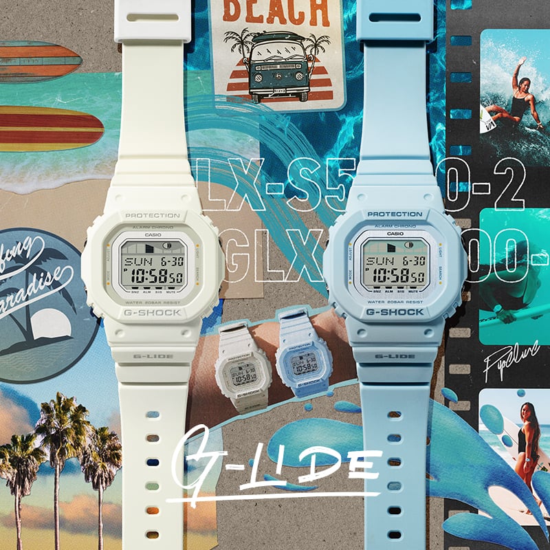 Lightweight Surf Watch G-LIDE GLXS5600 | G-SHOCK | CASIO