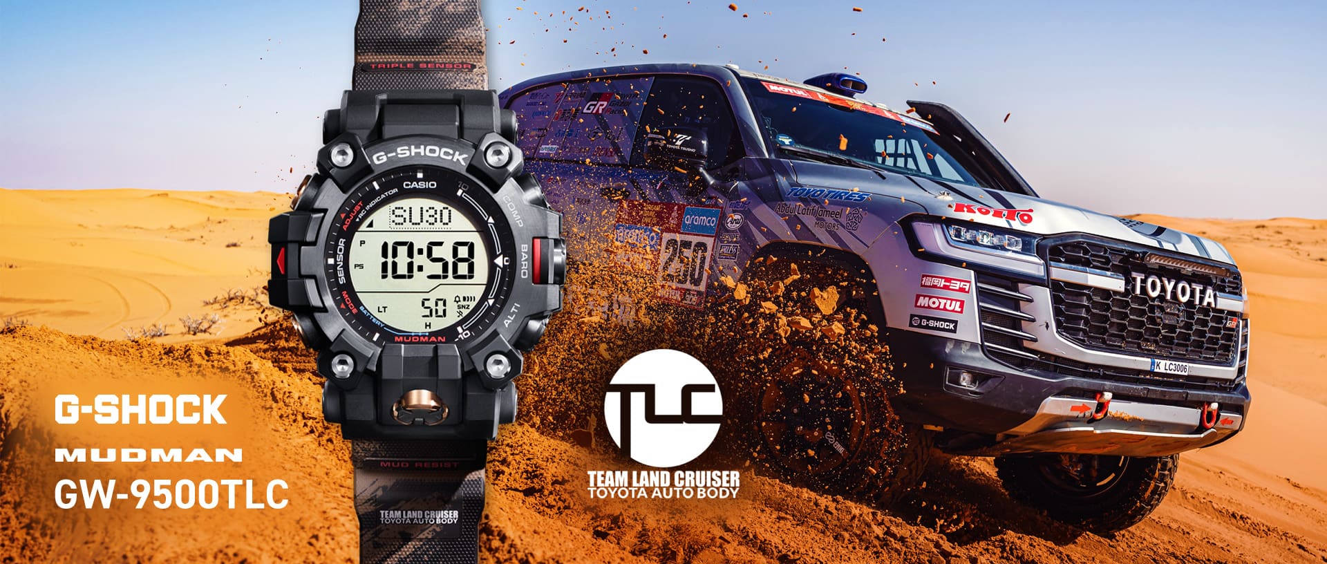 GW-9500TLC |「チームランドクルーザー」コラボレーションモデル | G