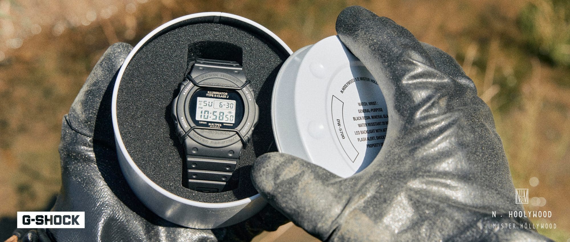 N. HOOLYWOOD collaboration | G-SHOCK SINGAPORE
