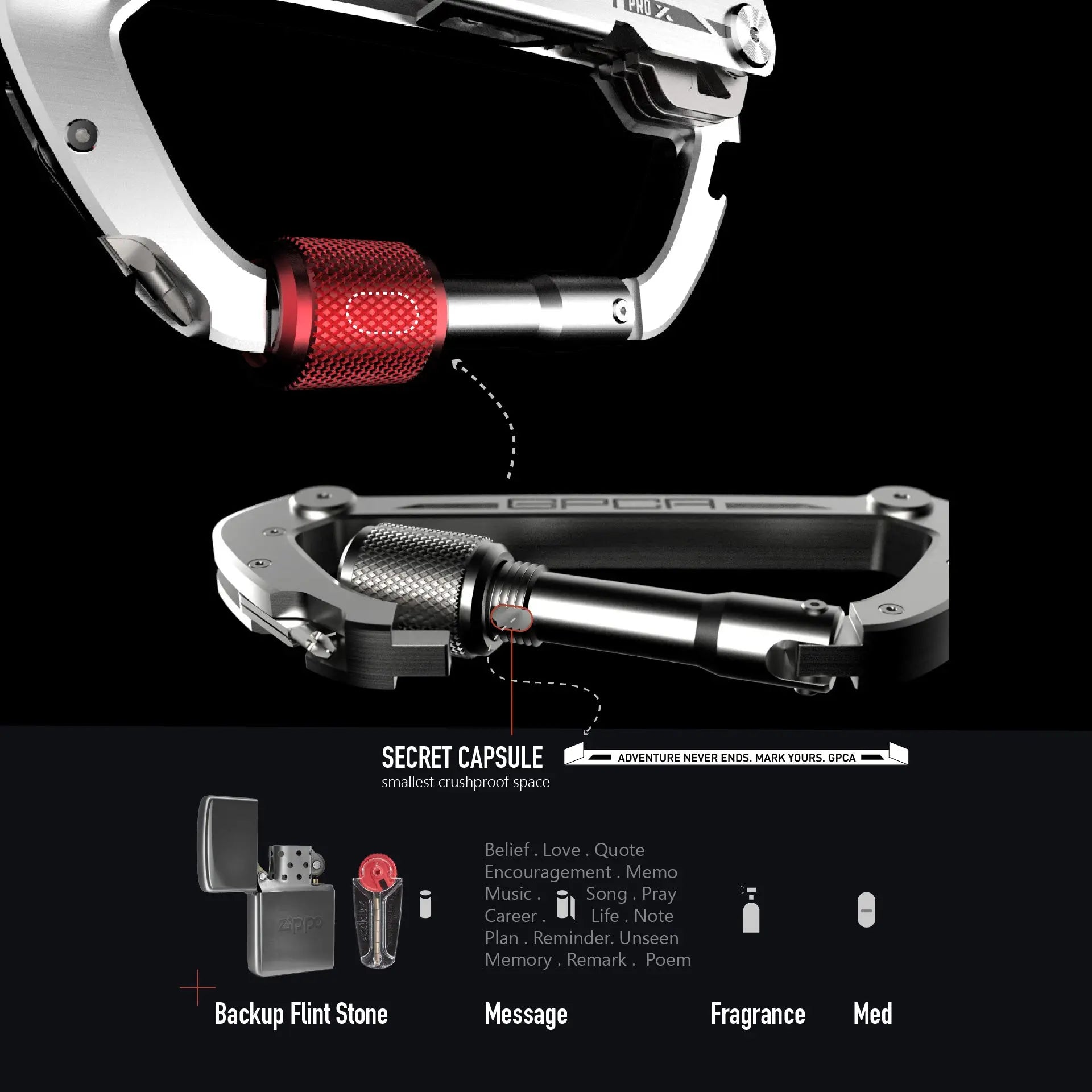 GPCA Carabiner PRO X KEY - GPCA