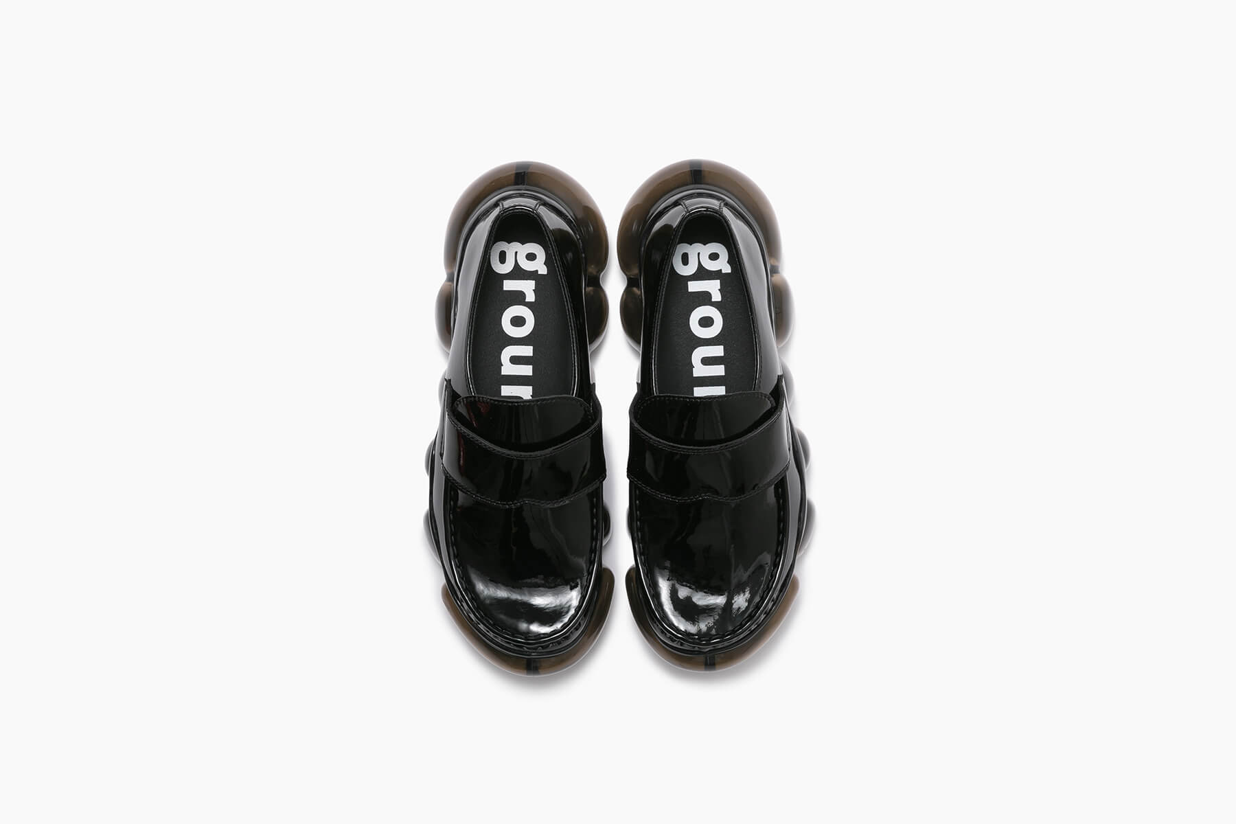 JEWELRY LOAFER ENAMEL BLACK / BLACK (ジュエリー ローファー