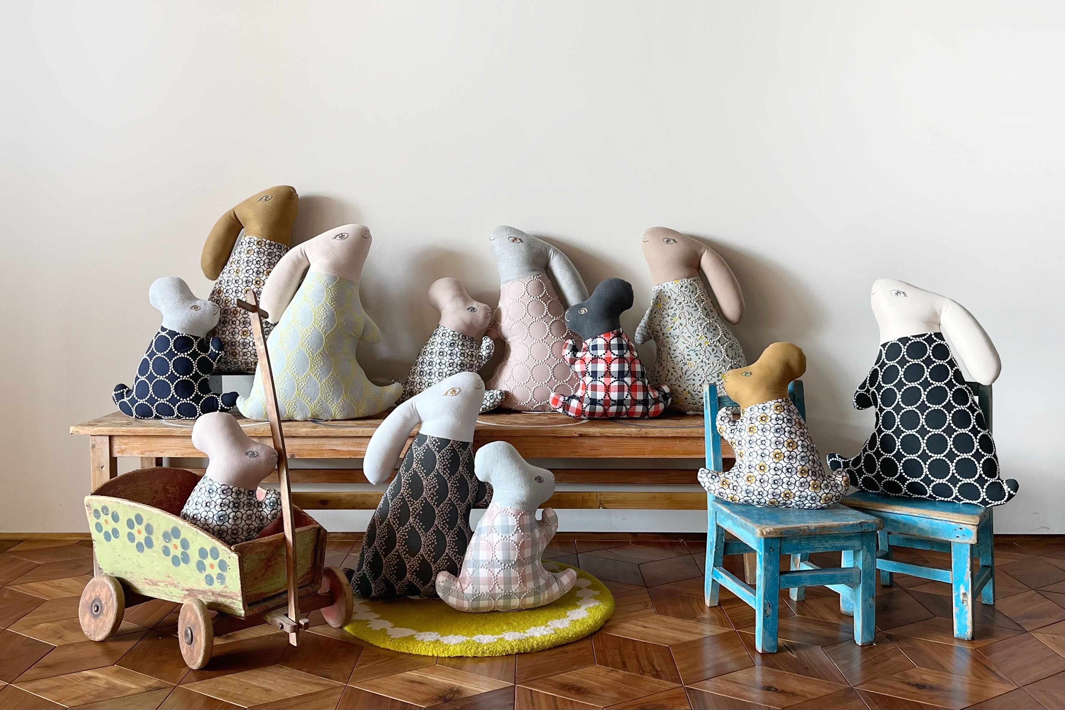 usagi cushion、kousagi cushion発売のお知らせ。5月3日〜 - minä perhonen