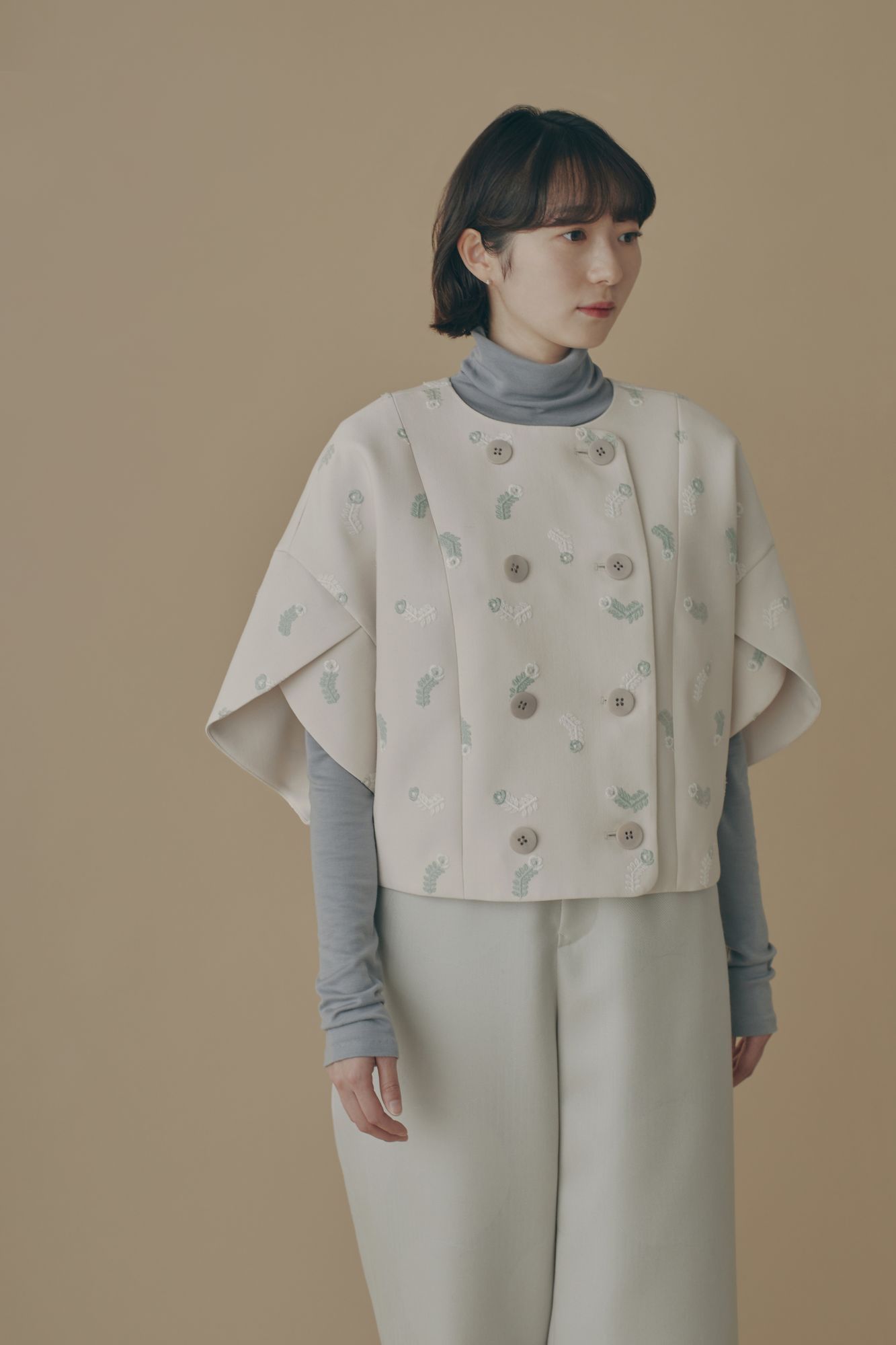 petal feather ショートジャケット - minä perhonen