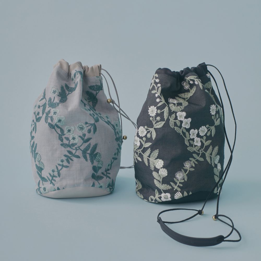 flower crown drop pochette - minä perhonen