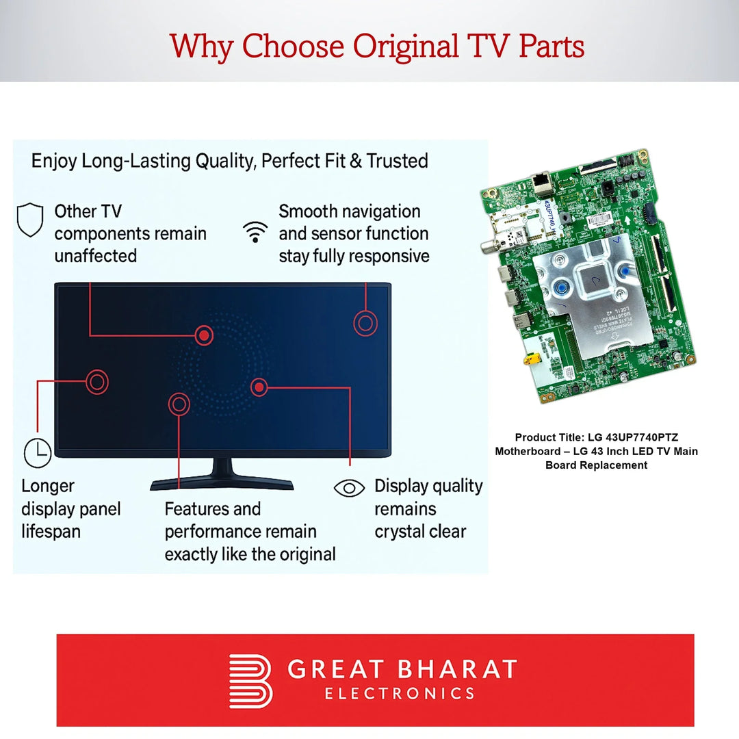 LG 43 Inch LED TV Motherboard for Model 43UP7740PTZ