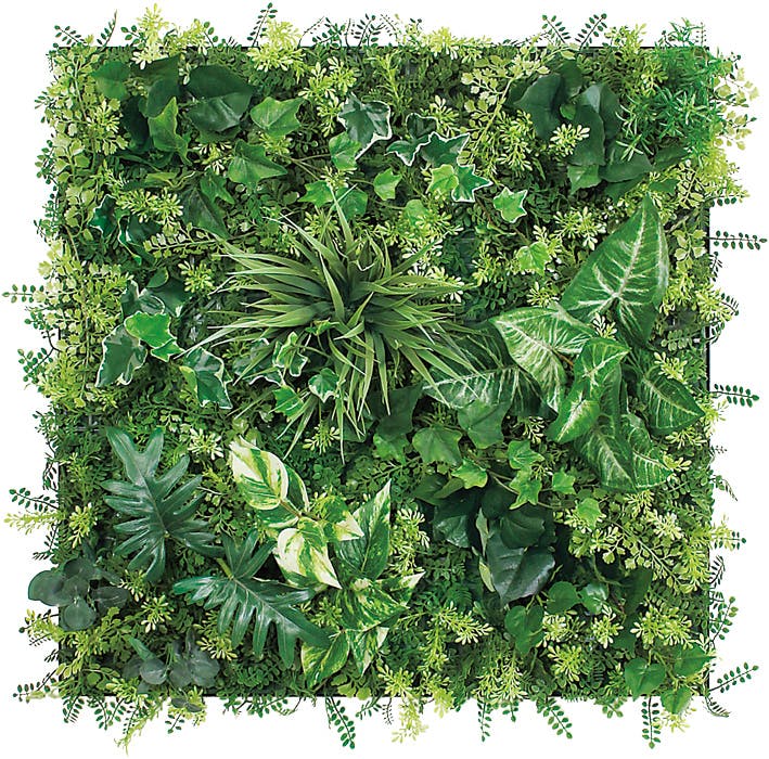 連接グリーン（単品） GR1147 60角｜フェイクグリーン 壁面緑化 彩り豊か