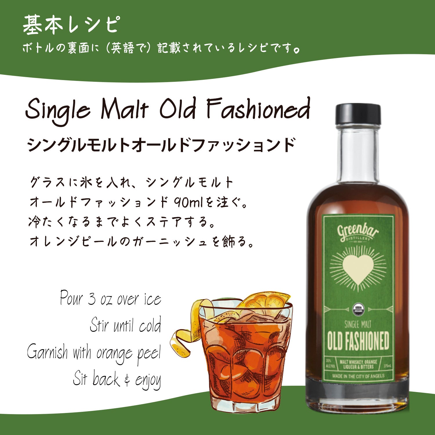 Greenbar オーガニック カクテルボトル 3本セット – オーガニック蒸留